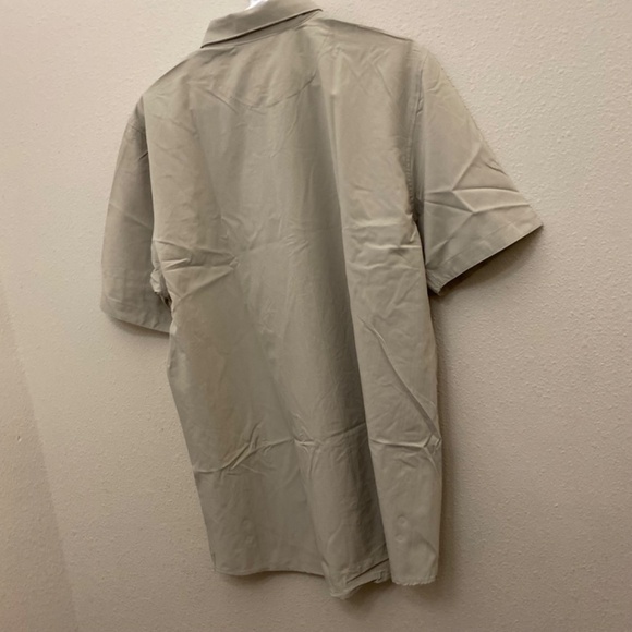 Stone Falcon Tan Collared Button Up Shirt XL NWT - Picture 9 of 9